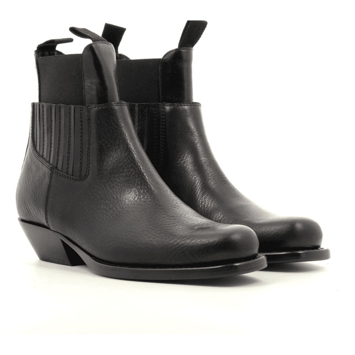 Boots en cuir noire  S59WU0093N - MM6 Martin Margiela 